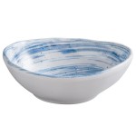 Elite Global Solutions D431OV Van Gogh Navy 5 oz. Oval Melamine Bowl - 6/Case