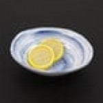 Elite Global Solutions D431OV Van Gogh Navy 5 oz. Oval Melamine Bowl - 6/Case