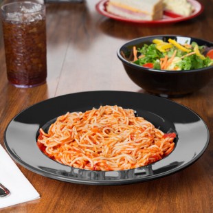GET B-1611-BK 16 oz. Black Elegance Black Bowl - 12/Case