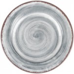 Carlisle 5400318 Mingle 28.5 oz. Smoke Melamine Rimmed Soup Bowl - 6/Case