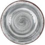 Carlisle 5400318 Mingle 28.5 oz. Smoke Melamine Rimmed Soup Bowl - 6/Case