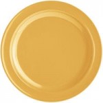 Acopa Foundations 8 oz. Yellow Melamine Bouillon Cup - 12/Case