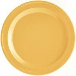 Acopa Foundations 8 oz. Yellow Melamine Bouillon Cup - 12/Case