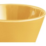 Acopa Foundations 8 oz. Yellow Melamine Bouillon Cup - 12/Case