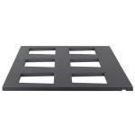 Vollrath V904975 Cubic 6 Bowl Black Wood Display Template Vollrath V904975 Cubic 6 Bowl Black Wood Display Template