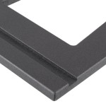 Vollrath V904975 Cubic 6 Bowl Black Wood Display Template Vollrath V904975 Cubic 6 Bowl Black Wood Display Template