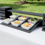 Vollrath V904975 Cubic 6 Bowl Black Wood Display Template Vollrath V904975 Cubic 6 Bowl Black Wood Display Template