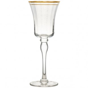 10 Strawberry Street Kate 9 oz. Gold Rimmed White Wine Glass - 4/Pack