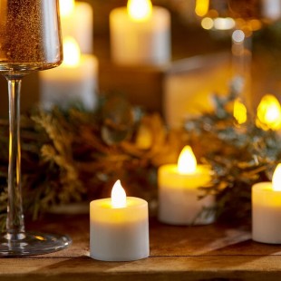 Sterno 60312 2.0 12 Piece Amber Rechargeable Flameless Tea Light Set with EasyStack Charging Base and Timer with Remote Sterno 60312 2.0 12 Piece Amber Rechargeable Flameless Tea Light Set with EasyStack Charging Base and Timer with Remote