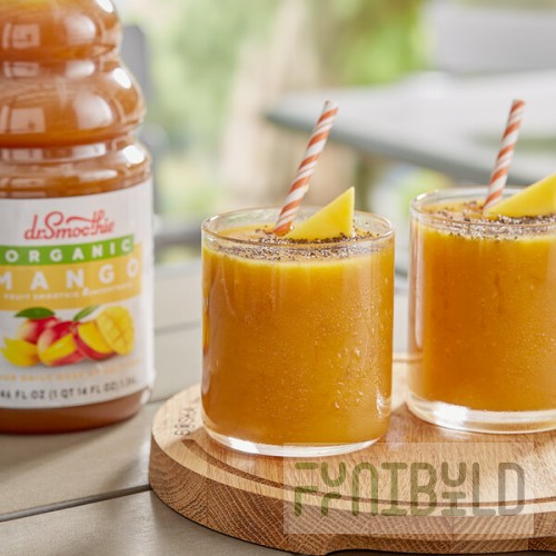 Dr. Smoothie Organic Mango Fruit Smoothie Mix 46 fl. oz. - 6/Case