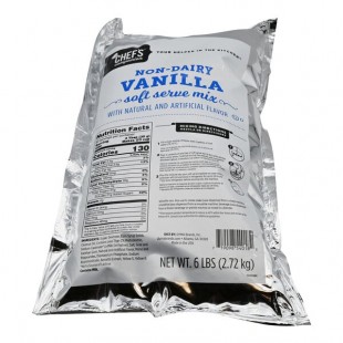Chef's Companion 6 lb. Vanilla Soft Serve Ice Cream Mix - 6/Case Chef's Companion 6 lb. Vanilla Soft Serve Ice Cream Mix - 6/Case