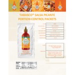 TABASCO® Salsa Picante Hot Sauce Packet 0.16 fl. oz. - 200/Case