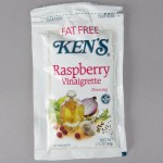 Ken's Foods 1.5 oz. Fat-Free Raspberry Vinaigrette Packet - 60/Case Ken's Foods 1.5 oz. Fat-Free Raspberry Vinaigrette Packet - 60/Case