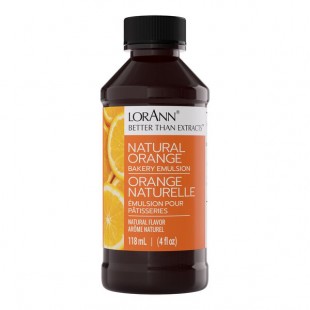 LorAnn Oils 4 fl. oz. All-Natural Orange Bakery Emulsion LorAnn Oils 4 fl. oz. All-Natural Orange Bakery Emulsion
