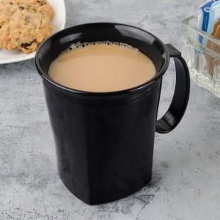 Cambro MDSHM8110 Harbor Collection 8 oz. Black Insulated Mug - 48/Case