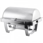 Spring USA Rondo 8 Qt. Built-In Round Chafer with Electric Heating and Chrome Accents 2547-697/35 - 110-120V, 500W Spring USA Rondo 8 Qt. Built-In Round Chafer with Electric Heating and Chrome Accents 2547-697/35 - 110-120V, 500W