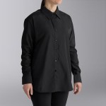 Henry Segal Women's Customizable Black Long Sleeve Dress Shirt - M Henry Segal Women's Customizable Black Long Sleeve Dress Shirt - M