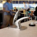 San Jamar P4100 FrontLine Universal In Counter Condiment Dispenser System - Metal Finish