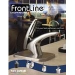 San Jamar P4100 FrontLine Universal In Counter Condiment Dispenser System - Metal Finish