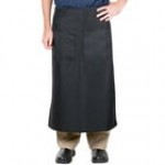 Intedge Denim Poly-Cotton Bistro Apron with 2 Pockets - 38 Intedge Denim Poly-Cotton Bistro Apron with 2 Pockets - 38