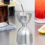 Barfly® M37006 1 oz. & 2 oz. Stainless Steel Heavy-Duty Straight Rim Bell Jigger Barfly® M37006 1 oz. & 2 oz. Stainless Steel Heavy-Duty Straight Rim Bell Jigger