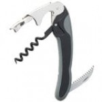 Franmara 3188-09 Binary Two-Lever Waiter's Corkscrew with Blue / Gray Handle