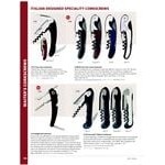 Franmara 3188-09 Binary Two-Lever Waiter's Corkscrew with Blue / Gray Handle
