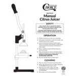 Choice Food Prep MCJ2 Manual Heavy-Duty Citrus Juicer