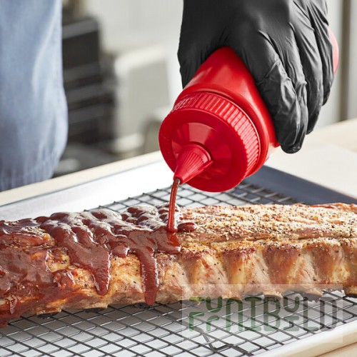Vollrath 4914-02 Traex® Red Closeable Single Tip Wide Mouth Bottle Cap