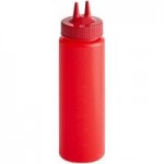 Vollrath 4914-02 Traex® Red Closeable Single Tip Wide Mouth Bottle Cap