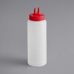Vollrath 4914-02 Traex® Red Closeable Single Tip Wide Mouth Bottle Cap