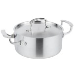 Vollrath 49410 Miramar® Display Cookware 3 Qt. Casserole Pan with Low Dome Cover Vollrath 49410 Miramar® Display Cookware 3 Qt. Casserole Pan with Low Dome Cover