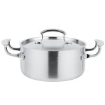 Vollrath 49410 Miramar® Display Cookware 3 Qt. Casserole Pan with Low Dome Cover Vollrath 49410 Miramar® Display Cookware 3 Qt. Casserole Pan with Low Dome Cover