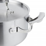 Vollrath 49410 Miramar® Display Cookware 3 Qt. Casserole Pan with Low Dome Cover Vollrath 49410 Miramar® Display Cookware 3 Qt. Casserole Pan with Low Dome Cover