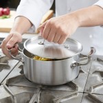 Vollrath 49410 Miramar® Display Cookware 3 Qt. Casserole Pan with Low Dome Cover Vollrath 49410 Miramar® Display Cookware 3 Qt. Casserole Pan with Low Dome Cover