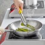 Vollrath 3822 Deluxe 7 Piece Induction Ready Stainless Steel Optio Cookware Set with 1 Qt., 2.75 Qt., 6.75 Qt. Sauce Pan with Covers, and 9.5
