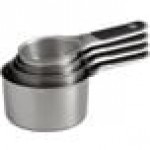 OXO 11132000 Good Grips 1/4 to 1 Cup 4-Piece Magnetic Stainless Steel Measuring Cup Set