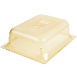 Vollrath 9024410 Super Pan® 1/2 Size Amber High Heat Plastic Food Pan - 4