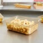 Vollrath 9024410 Super Pan® 1/2 Size Amber High Heat Plastic Food Pan - 4
