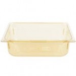 Vollrath 9024410 Super Pan® 1/2 Size Amber High Heat Plastic Food Pan - 4