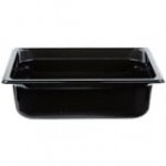 Vollrath 9024410 Super Pan® 1/2 Size Amber High Heat Plastic Food Pan - 4
