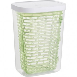 OXO GreenSaver Large Clear Rectangular Polypropylene Herb Keeper OXO GreenSaver Large Clear Rectangular Polypropylene Herb Keeper