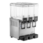 Narvon RBD2G3S Triple 2 Gallon Bowl Refrigerated Beverage Dispenser - 110V Narvon RBD2G3S Triple 2 Gallon Bowl Refrigerated Beverage Dispenser - 110V