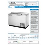 True T-50-GC-S-HC 49 5/8 True T-50-GC-S-HC 49 5/8