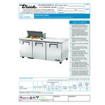 True TSSU-72-8-HC 72 3/8