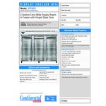 Continental Refrigerator 3FENGD 85 Continental Refrigerator 3FENGD 85