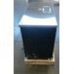 Scratch and Dent Avantco UDD-48-HC Double Tap Kegerator Beer Dispenser - Black, (2) 1/2 Keg Capacity