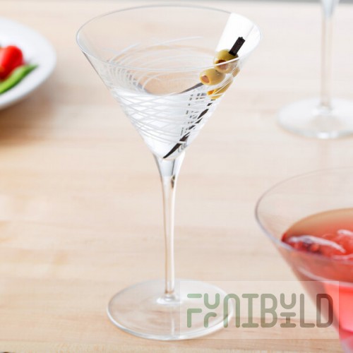 Reserve by Libbey 9136/69477 Renewal 10 oz. Crosshatch Martini Glass - 12/Case