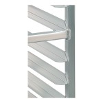 New Age Industrial Standard Series 18-Pan End-Load Full-Size Mobile Aluminum Refrigerator / Proofer Rack 95864