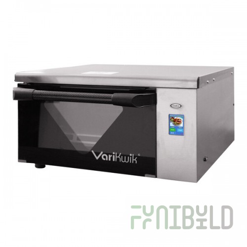 Cadco VariKwik VKII-220 Stainless Steel Countertop High-Speed Oven with 2 1/2
